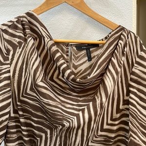 BCBG MAXAZRIA animal print dress